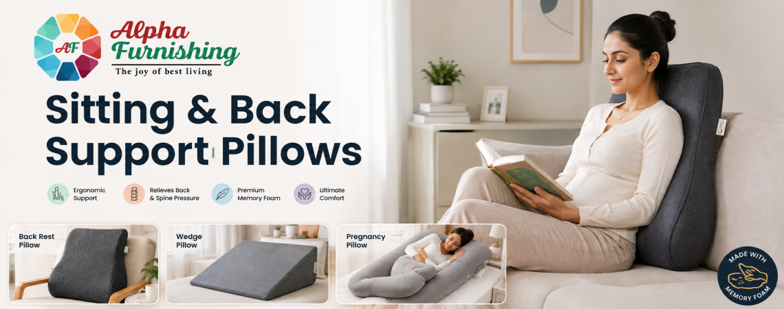 Sitting & Back Support Pillows